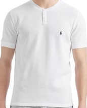 Polo Ralph Lauren Sleepwear Shirt Mens M white Waffle Knit Short Sleeve NWT - $26.00