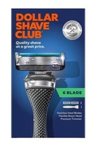 Dollar Shave Club 6-Blade Razor Shaver, (1) Handle and (2) Refill Cartri... - $12.95