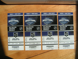 Los Angeles Kings 2011-12 Stanley Cup Semifinals Unused Ticket Lot 4 - $14.77