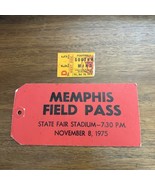 Southwind High School  Memphis Tenn . 1974 Football Ticket Stub 1975 Fie... - $27.26 CAD