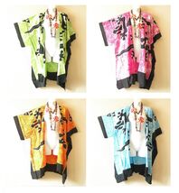 CG6 Gecko Kimono 38" Midi Women Cardigan Duster Kaftan Jacket Covertop -... - $29.90