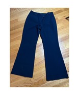 The Limited Cassidy Fit stretch navy flare leg dress pants 8 button trim... - £19.40 GBP