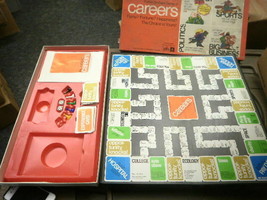 VTG PARKER BROTHERS 66 CAREERS INCOMPLETE BOARD GAME USED SOLD AS-IS - £3.49 GBP