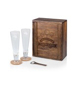 Harry Potter Hogwarts Acacia Wood Glass Gift Set of 2 *BRAND NEW* - $186.43 CAD
