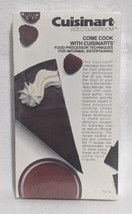 Come Cook with Cuisinart© Food Processor Techniques VHS Video - Brand New - £7.39 GBP