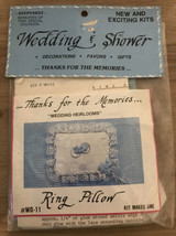 Vintage Ring Pillow  WO-11 Merri MAC Kit Mac Enterprise Dearborn Michiga... - £14.87 GBP