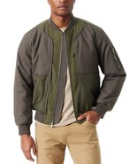 Bass Outdoor Bomber Jacket Mens 2XL Green Hero Mixed Media Zip-Front Bomber - $1,160.55 MXN
