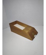 Vtg Wooden Baccarat Card Dealing Shoe – Printed Drawing Rules Chart, No ... - $68.20 CAD