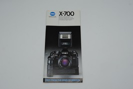 Minolta X-700 SLR Camera Catalog - £11.67 GBP