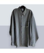 Bunks Bibas tan relaxed dress long sleeve shirt mens big &amp; tall size XXL - $640.77 MXN