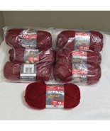 New 7 Skeins Bernat Softee Chunky Yarn Acrylic 108 yds ea. 161128 WINE - $53.01 CAD