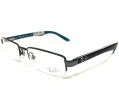 Ray-Ban Eyeglasses Frames RB8588 1035 Blue Gray Titanium Half Rim 52-18-140 - £52.14 GBP
