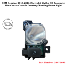 2013-2016 Chevrolet Malibu Right Overhead Reading Courtesy Dome Light 23... - $516.08 MXN