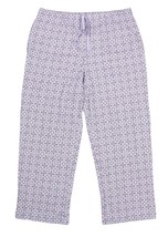 allbrand365 designer Womens Medallion Cropped Pajama Pants,1-Piece,Purple,Small - £43.26 GBP