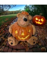 Russ Witchs Brew Crew Halloween Bear Pumpkin Figure Kathleen Kelly Resin... - £12.44 GBP