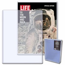 4 packs of 10 (40) BCW 11&quot; x 15&quot; Life Magazine Topload Holders - $2,974.12 MXN