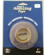 Hugo&#39;s Amazing Tape 1&quot; x 50 ft roll self Adhering Reusable Tape - £8.39 GBP