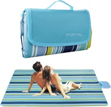 Angemay Outdoor &amp; Picnic Blanket Extra Large Sand Proof and Waterproof Portable - £31.26 GBP