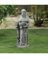 St Francis of Assisi Statue Religious Outdoor Garden Lawn Figurine Sculp... - €110,15 EUR