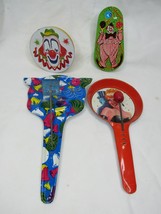 Tin Litho Party Noisemaker US Metal Toy Lot of 4 Vintage - $15.20