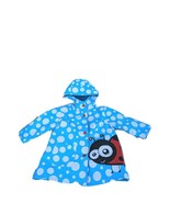 Baby Girls 12 Month Raincoat Hooded Vinyl LadyBug Wippette Blue White Po... - £15.64 GBP