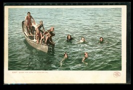 Vintage Travel Postcard UDB Diving For Coins At Catalina Island California - £9.91 GBP