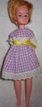 Standard Dolls Blonde Suzy 12” Fashion Doll In Gingham Dress Has Marking... - $15.99