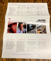 Alltel corporation shareholders quarterly report in envelope  June 1992 - $365.13 MXN