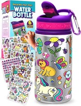 Decorate Your Own Water Bottle for Girls with Trendy Stickers Birthday Gifts for - £25.56 GBP