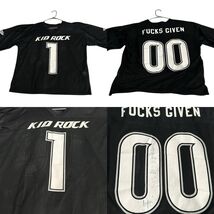 VTG Y2K Kid Rock 00 Fuxxs Given Football Jersey Shirt Men's 2XL Black Ba... - $66.50