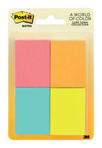 Post-it 1.5 in. W X 2 in. L Assorted Sticky Notes - $8.95