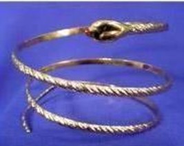 Roman or Egyptian Large Patterned Snake Asp Metal Armband Men&#39;s - £11.98 GBP