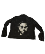 H&amp;M Post Malone Black Jean Jacket Concert Tour 2019 Men&#39;s Size XL RARE - €56,17 EUR