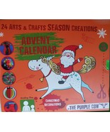 The Purple Cow 2023 Advent Calendar 24 Arts Crafts Christmas Creations D... - £29.57 GBP