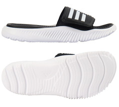 Adidas Alphabounce Slide 2.0 Black White Unisex Slippers Sandals NWT GY9415 - $60.21