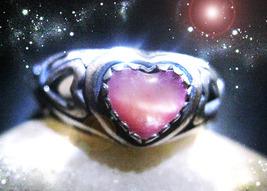 HAUNTED RING GIVE ME BACK YOUR HEART WARM TO LOVE AGAIN OOAK MAGICK POWER  image 2