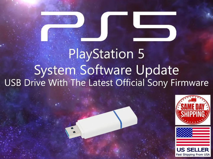PS5 UPDATE USB FLASH Drive Official Sony Firmware - $19.99