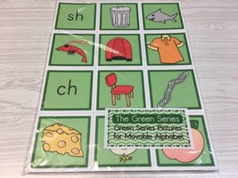 The Green Series - Pictures For Movable Alphabet - Montessori - £14.81 GBP