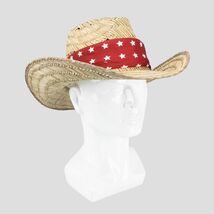 Wemco Men's Straw Cowboy Hat with Bandana Brown One Size - $332.16 MXN Wemco Men's Straw Cowboy Hat with Bandana Brown One Size - $332.16 MXN