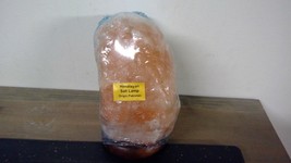 Natural Himalayan Rock Salt Lamp 5lbs with Wood Base Electric - $457.57 MXN