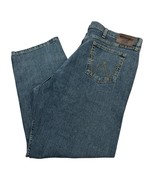 Wrangler Jeans Mens 42x30 Relaxed Fit Straight Leg Denim Western Casual ... - $48.24 CAD