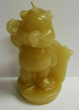 Vintage Care Bears Funshine Sunshine Yellow Bear Candle U144 - £10.54 GBP