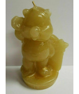 Vintage Care Bears Funshine Sunshine Yellow Bear Candle U144 - £10.38 GBP