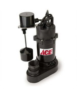 Ace 1/3 HP 3600 gph Aluminum Vertical Float Switch AC Sump Pump - $123.33 CAD