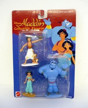 Disney&#39;s Aladdin Collectible Figures #5188 Mattel Abu, Jasmine, Genie MO... - $9.64