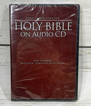 New &amp; Sealed Holy Bible on Audio CD - King James Ver Matthew Through Rev... - $7.06