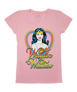 Wonder Woman Girls Pink T-Shirt Pink - £17.96 GBP