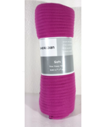 HOT PINK FUSCHIA Lightweight FLEECE THROW BLANKET 50” X 60” for CAR PET ... - $230.34 MXN