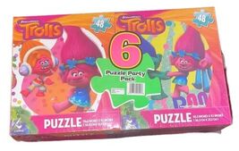 Disney DreamWorks Cartoon Network 6 Puzzle Party Pack Trolls Dory trolls - $14.00