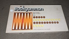 1970s Backgammon and Acey-Deucy Vintage Board Game Whitman 1973 Complete - $19.75